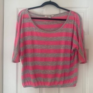 Forever 21 Large Striped Shirt